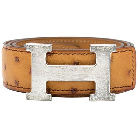 hermes ostrich belt|Hermes leather belts.